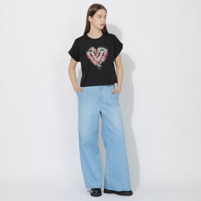 WEB限定】チュールハートTシャツ | BLUE LABEL CRESTBRIDGE (Women