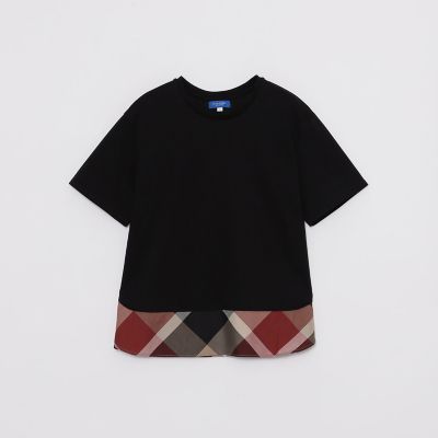 WEB限定】ヘムチェックTシャツ | BLUE LABEL CRESTBRIDGE (Women