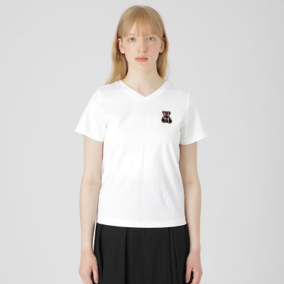 店舗限定】ハブラシベアーワッペンTシャツ | BLUE LABEL CRESTBRIDGE