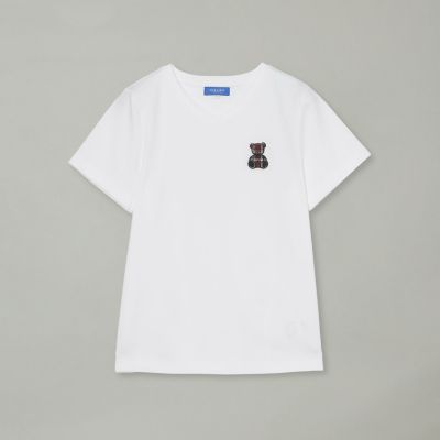 店舗限定】ハブラシベアーワッペンTシャツ | BLUE LABEL CRESTBRIDGE