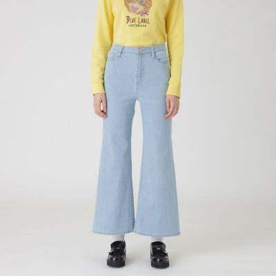 ＜BLUE LABEL CRESTBRIDGE (Women)＞ストレッチデニムフレアパンツ