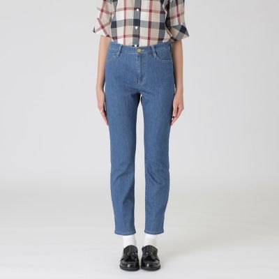 ＜BLUE LABEL CRESTBRIDGE (Women)＞ライトデニムハイライズストレートパンツ