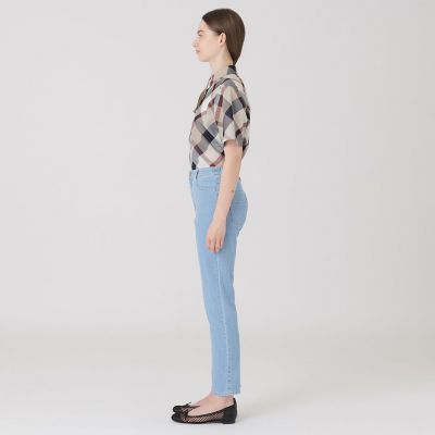 ストレッチデニムストレートパンツ | BLUE LABEL CRESTBRIDGE (Women