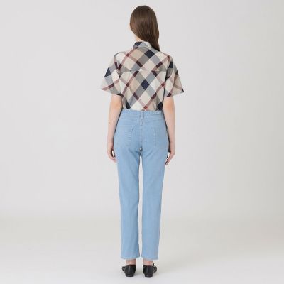 ストレッチデニムストレートパンツ | BLUE LABEL CRESTBRIDGE (Women