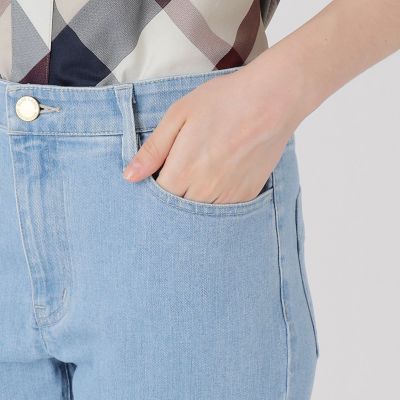ストレッチデニムストレートパンツ | BLUE LABEL CRESTBRIDGE (Women