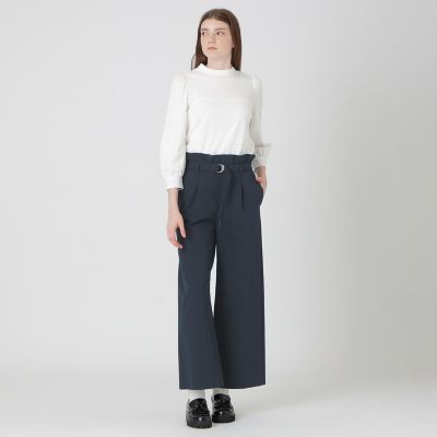 フリルディテールハイウエストパンツ | BLUE LABEL CRESTBRIDGE (Women