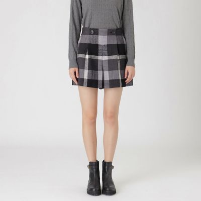 ＜BLUE LABEL CRESTBRIDGE (Women)＞クレストブリッジチェックスラブプリペラキュロットパンツ