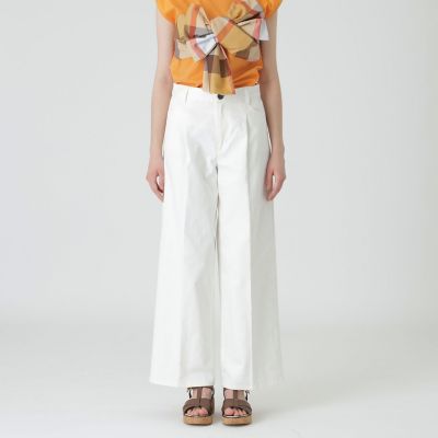 ＜BLUE LABEL CRESTBRIDGE (Women)＞ヴィンテージカラーデニムワイドパンツ