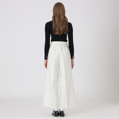 ウールブレンドサキソニーワイドパンツ | BLUE LABEL CRESTBRIDGE