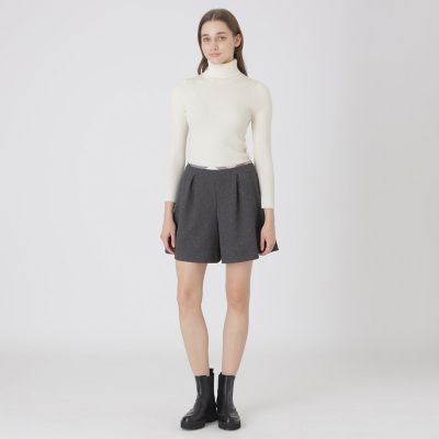 シックへリンボンキュロットパンツ | BLUE LABEL CRESTBRIDGE (Women