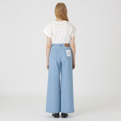 BLUE LABEL DENIM】【接触冷感】ワイドパンツ | BLUE