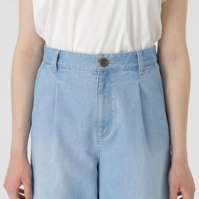 BLUE LABEL DENIM】【接触冷感】ワイドパンツ | BLUE