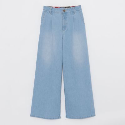 BLUE LABEL DENIM】【接触冷感】ワイドパンツ | BLUE