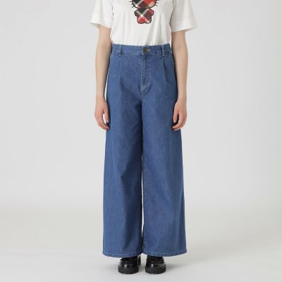 BLUE LABEL DENIM】【接触冷感】ワイドパンツ | BLUE