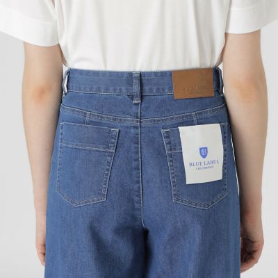 BLUE LABEL DENIM】【接触冷感】ワイドパンツ | BLUE