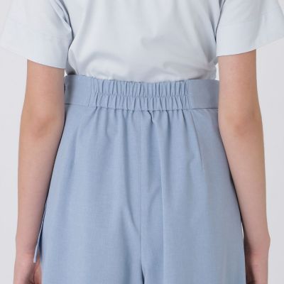 ハイカウントナノパーシャルチェックガウチョパンツ | BLUE LABEL