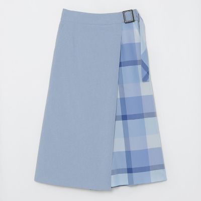 ハイカウントナノパーシャルチェックガウチョパンツ | BLUE LABEL