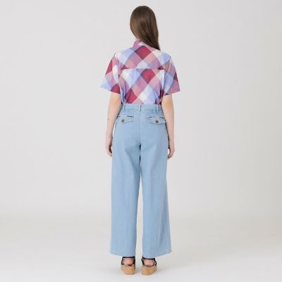ストレッチデニムワイドパンツ | BLUE LABEL CRESTBRIDGE (Women