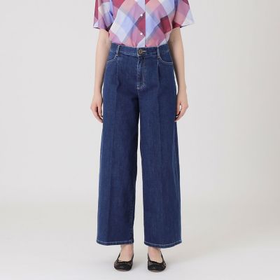ストレッチデニムワイドパンツ | BLUE LABEL CRESTBRIDGE (Women