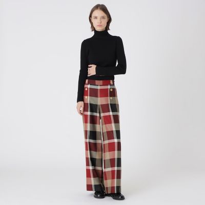 原宿店限定】クレストブリッジチェッククロッシングビエラワイドパンツ