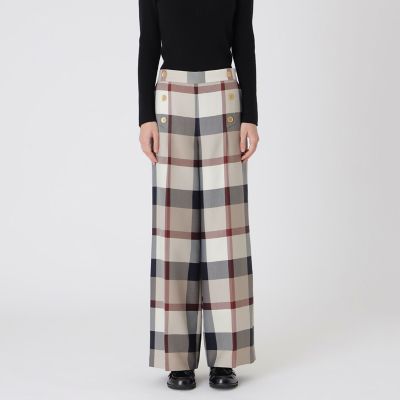 原宿店限定】クレストブリッジチェッククロッシングビエラワイドパンツ