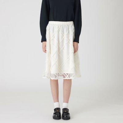 ＜BLUE LABEL CRESTBRIDGE (Women)＞クレストブリッジチェックチュールスカート