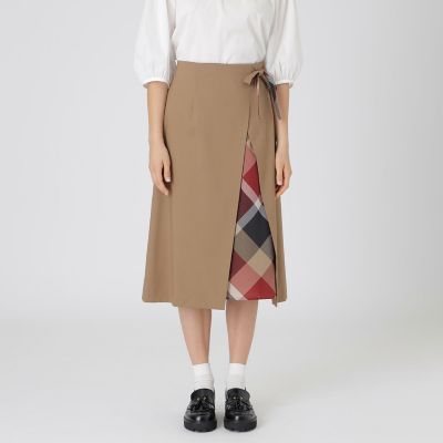 サイロスパンクリアツイルラップ風スカート | BLUE LABEL CRESTBRIDGE