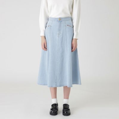 ＜BLUE LABEL CRESTBRIDGE (Women)＞ストレッチデニムスカート