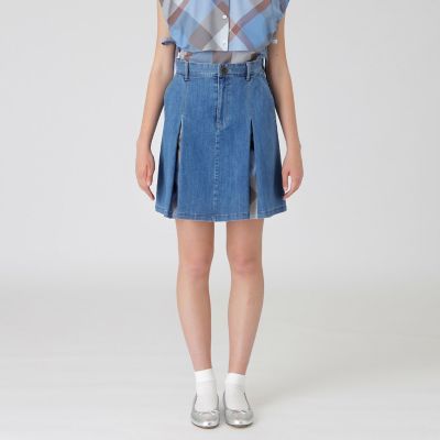 デニムミニスカート | BLUE LABEL CRESTBRIDGE (Women)/ブルーレーベル
