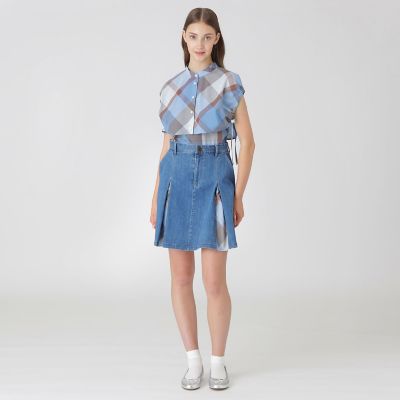 デニムミニスカート | BLUE LABEL CRESTBRIDGE (Women)/ブルーレーベル