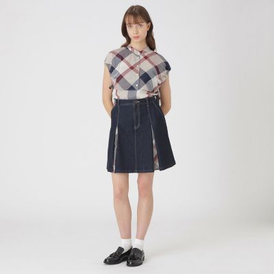 デニムミニスカート | BLUE LABEL CRESTBRIDGE (Women)/ブルーレーベル