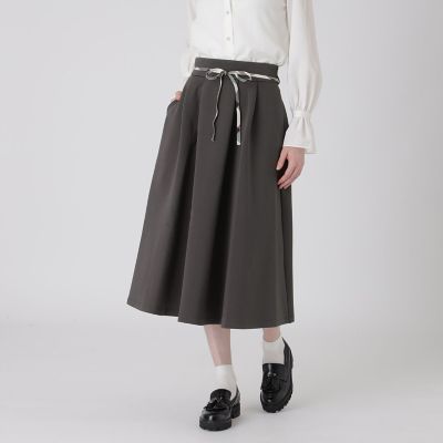 ダンボールフレアスカート | BLUE LABEL CRESTBRIDGE (Women)/ブルー