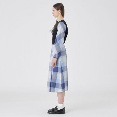 クレストブリッジチェックラップ風スカート | BLUE LABEL CRESTBRIDGE