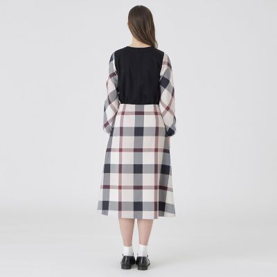 クレストブリッジチェックラップ風スカート | BLUE LABEL CRESTBRIDGE