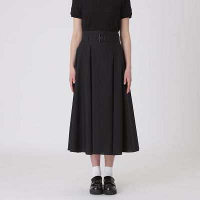 ＜BLUE LABEL CRESTBRIDGE (Women)＞ポリレーヨンブロードトレンチスカート