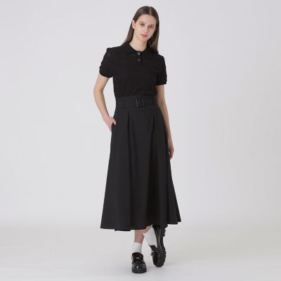 ちっぷ✨新品✨BLUE LABEL ブルーレーベルトレンチスカート 38 ポリレーヨンブロードトレンチスカート | BLUE LABEL CRESTBRIDGE