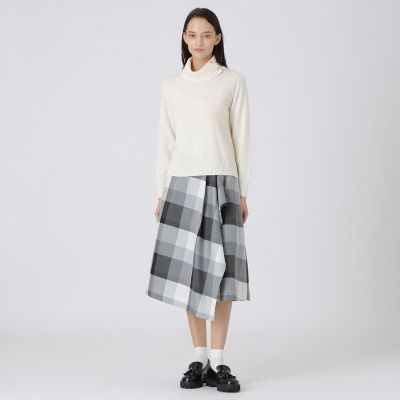 ブルーレーベル　クレストブリッジ　スカート クレストブリッジチェックアシンメトリースカート | BLUE LABEL