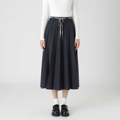 ＜BLUE LABEL CRESTBRIDGE (Women)＞チノライクプリーツスカート
