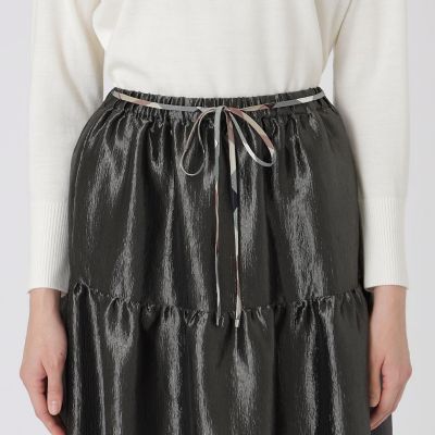 シャイニーティアードスカート | BLUE LABEL CRESTBRIDGE (Women