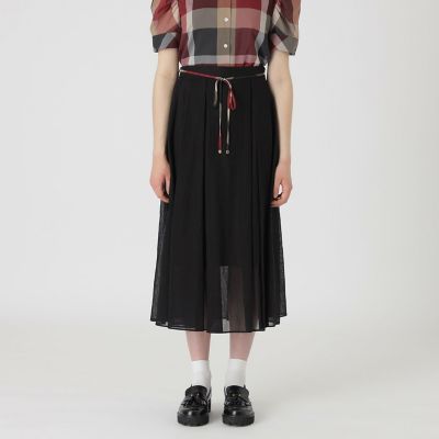 BLUE LABEL CRESTBRIDGE ロングスカート ブルーレーベルクレストブリッジ BLUE LABEL CRESTBRIDGE ストレッチ