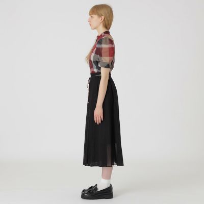 店舗限定】シアーストライプフレアスカート | BLUE LABEL CRESTBRIDGE