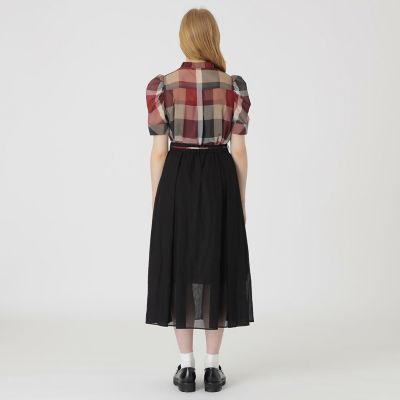 店舗限定】シアーストライプフレアスカート | BLUE LABEL CRESTBRIDGE