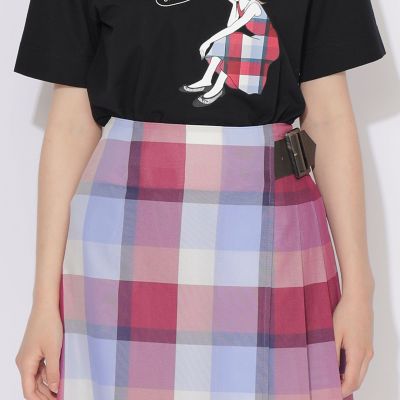 原宿・WEB限定】クレストブリッジチェックカラミクロスミニスカート