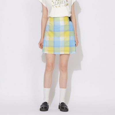 原宿・WEB限定】クレストブリッジチェックカラミクロスミニスカート