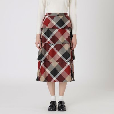 未使用級✨ブルーレーベルクレストブリッジ マットツイルストレッチスカート風パンツ BLUE LABEL CRESTBRIDGE (Women)のスカート | レディース | 三越伊勢丹