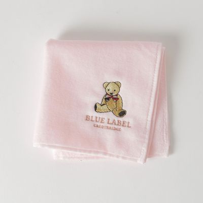 ＜BLUE LABEL CRESTBRIDGE (Women)＞【取扱店舗限定】ＢＥＡＲ刺しゅうタオルハンカチ