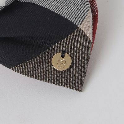 クレストブリッジチェックリボンバンスクリップ | BLUE LABEL