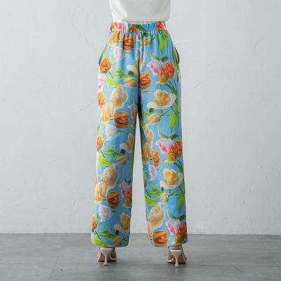 【ＫＥＩＴＡ　ＫＡＷＡＳＡＫＩ　×　Ｖｉａｇｇｉｏ　Ｂｌｕコラボ】Ｂｌｕｅ　ｔｕｌｉｐワイドパンツ