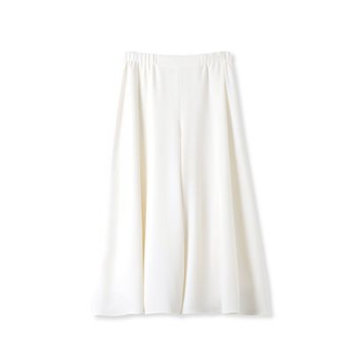 バックサテンジョーゼットパンツ≪洗濯機で洗える≫