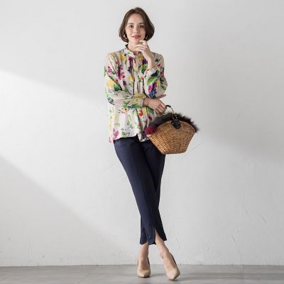 ハイストレッチポンチパンツ≪洗濯機で洗える≫